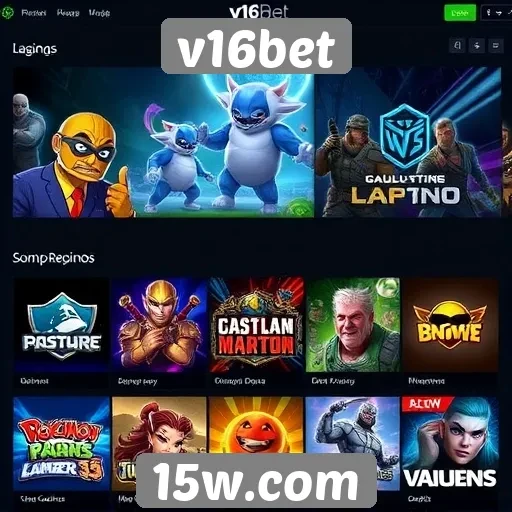 Análise da variedade de jogos disponíveis no v16bet